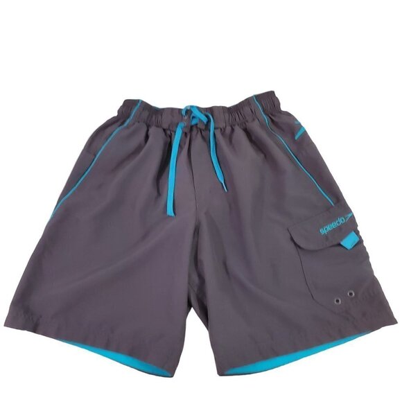 Speedo Men’s Mesh Lined Drawstring Swim Trunks Board Shorts W/ Pockets - Small - Picture 1 of 15